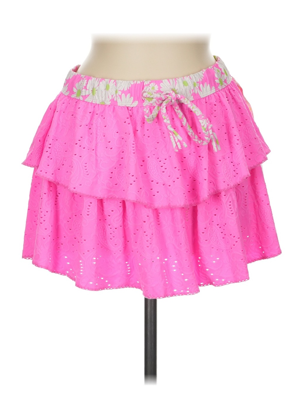 🌸 NWT LoveShackFancy x Hurley Pink Paisley Mini Skirt M • MSRP $80 🎀